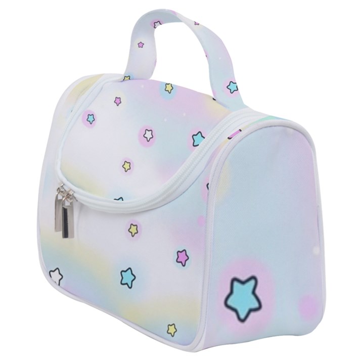 Stars, Cute, Pastel, Pattern Satchel Handbag