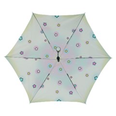 Stars, Cute, Pastel, Pattern Automatic Folding Umbrella With Case (small)