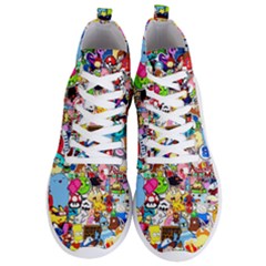 Sticker Art, Brand, Cartoon Men s Lightweight High Top Sneakers by kyorashop23