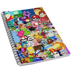 Sticker Art, Brand, Cartoon 5 5  X 8 5  Notebook by kyorashop23