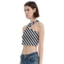 Stripes Monochrome Pattern Cut Out Top View2