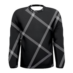 Stripes, Zigzag, Surface, Pattern, Men s Long Sleeve T-shirt