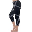 Stripes, Zigzag, Surface, Pattern, Capri Winter Leggings  View2