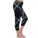 Stripes, Zigzag, Surface, Pattern, Capri Winter Leggings  View3