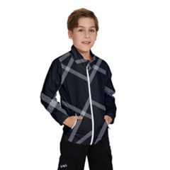 Stripes, Zigzag, Surface, Pattern, Kids  Windbreaker