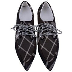 Stripes, Zigzag, Surface, Pattern, Pointed Oxford Shoes by kyorashop23