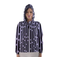 Texture, Stripes, Pattern Women s Hooded Windbreaker