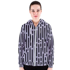 Texture, Stripes, Pattern Women s Zipper Hoodie