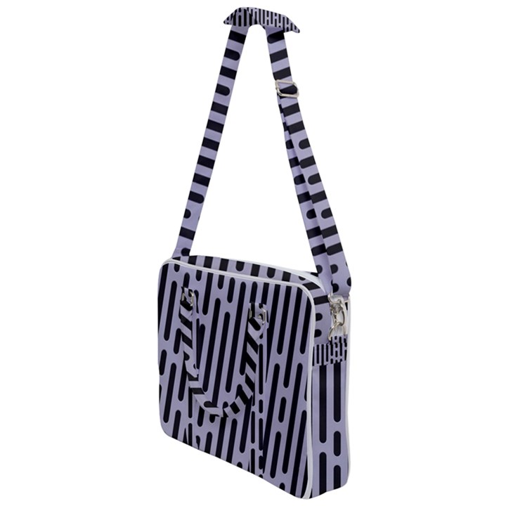 Texture, Stripes, Pattern Cross Body Office Bag