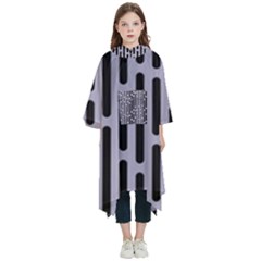 Texture, Stripes, Pattern Kids  Hooded Rain Ponchos by kyorashop23