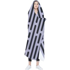 Texture, Stripes, Pattern Wearable Blanket by kyorashop23