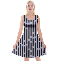 Texture, Stripes, Pattern Reversible Velvet Sleeveless Dress