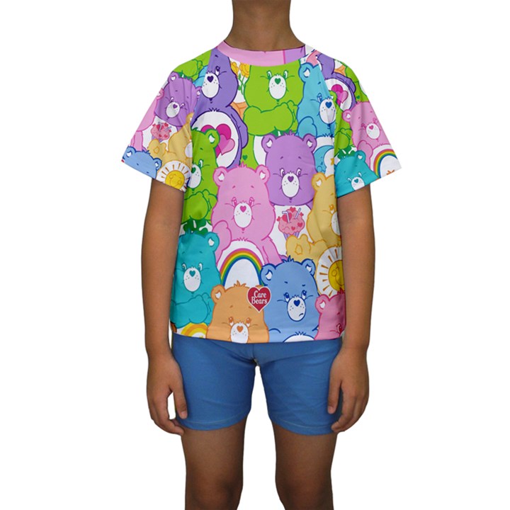 The Care Bears, Care Bears, Cartoon Kids  Short Sleeve Swimwear