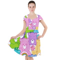 The Care Bears, Care Bears, Cartoon Cap Sleeve Midi Dress With Pockets by kyorashop23