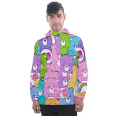 The Care Bears, Care Bears, Cartoon Men s Front Pocket Pullover Windbreaker