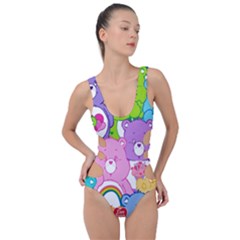 The Care Bears, Care Bears, Cartoon Side Cut Out Swimsuit by kyorashop23