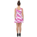 White Pink Stripes, Pattern Inside Out Casual Dress View2