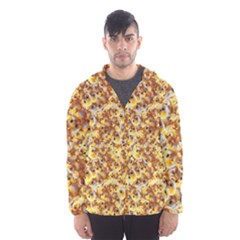 Whimsy Chickens Pattern (ai) Men s Hooded Windbreaker