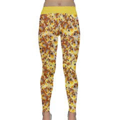 Whimsy Chickens Pattern (ai) Classic Yoga Leggings by dflcprintsclothing