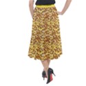 Whimsy Chickens Pattern (AI) Midi Mermaid Skirt View2