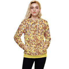 Whimsy Chickens Pattern (ai) Women s Lightweight Drawstring Hoodie