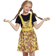 Whimsy Chickens Pattern (ai) Kids  Apron Dress by dflcprintsclothing