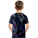 Multicolored abstract dynamic shapes print Kids  Sport Mesh T-Shirt View2