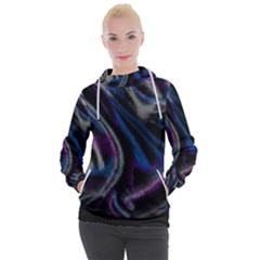 Multicolored Abstract Dynamic Shapes Print Women s Hooded Pullover by dflcprintsclothing