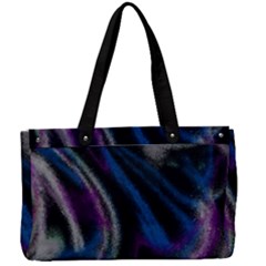 Multicolored Abstract Dynamic Shapes Print Canvas Work Bag by dflcprintsclothing