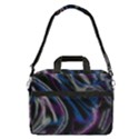 Multicolored abstract dynamic shapes print MacBook Pro 15  Shoulder Laptop Bag View2