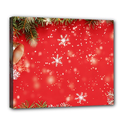 Christmas Ornament Deluxe Canvas 24  X 20  (stretched) by Salmanaz77