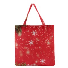 Christmas Ornament Grocery Tote Bag by Salmanaz77