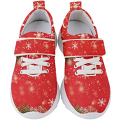 Christmas Ornament Kids  Velcro Strap Shoes