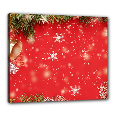 Christmas Ornament Canvas 24  X 20  (stretched) by Salmanaz77