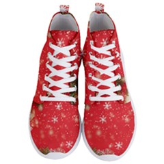 Christmas Ornament Men s Lightweight High Top Sneakers by Salmanaz77