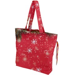 Christmas Ornament Drawstring Tote Bag by Salmanaz77