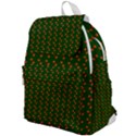 Kawaii Pumpkin Patt Green Top Flap Backpack View1