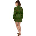 Kawaii Pumpkin Patt Green Long Sleeve Kimono View2