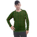 Kawaii Pumpkin Patt Green Men s Pique Long Sleeve T-Shirt View1