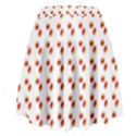 Kawaii Pumpkin Patt White High Waist Skirt View2