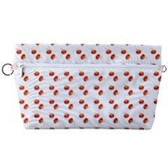 Kawaii Pumpkin Patt White Handbag Organizer by snowwhitegirl