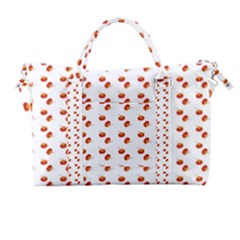 Kawaii Pumpkin Patt White Carry-on Travel Shoulder Bag