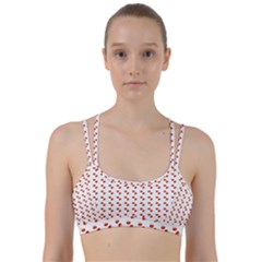 Kawaii Pumpkin Patt White Line Them Up Sports Bra by snowwhitegirl