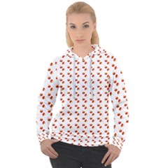 Kawaii Pumpkin Patt White Women s Overhead Hoodie