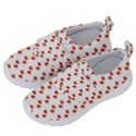 Kawaii Pumpkin Patt White Kids  Velcro No Lace Shoes View2