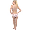 Kawaii Pumpkin Patt White Layered Top Bikini Set View2