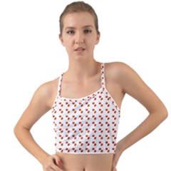 Kawaii Pumpkin Patt White Mini Tank Bikini Top by snowwhitegirl