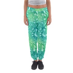 Retro Flower Pattern Design Batik Women s Jogger Sweatpants by Posterlux