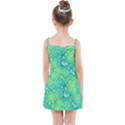 Retro Flower Pattern Design Batik Kids  Summer Sun Dress View2