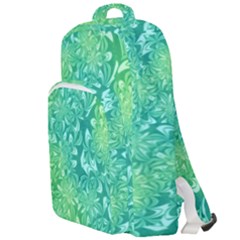 Retro Flower Pattern Design Batik Double Compartment Backpack